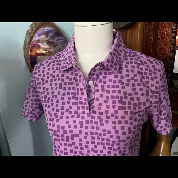 Nike Women's Dri-FIT Printed Golf Polo - Picture 4 of 16